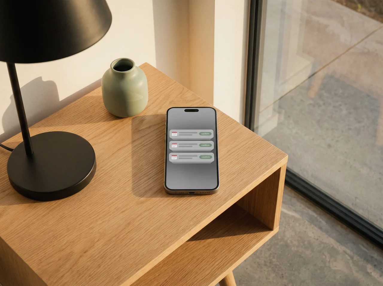 Appointment reminders on a phone