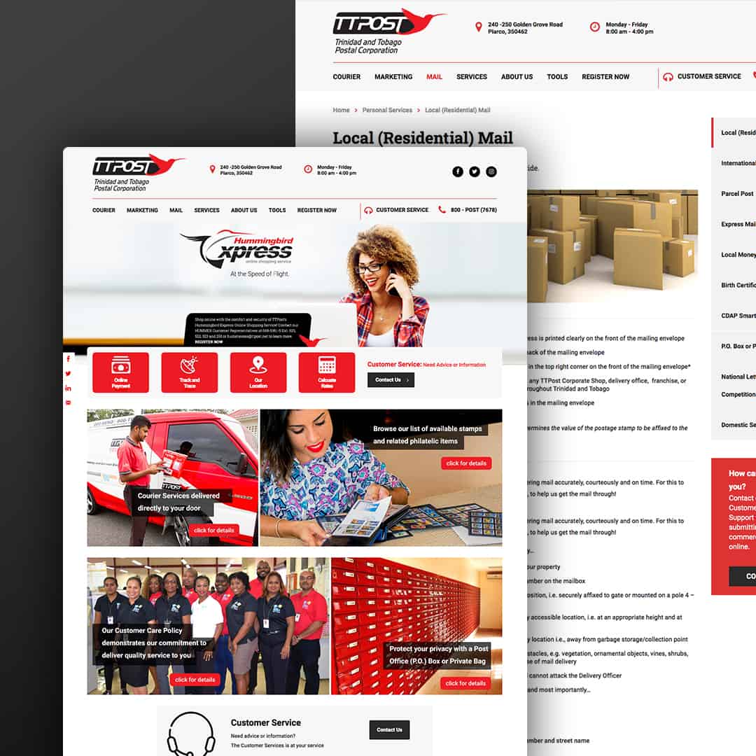 Website Design for TTPOST